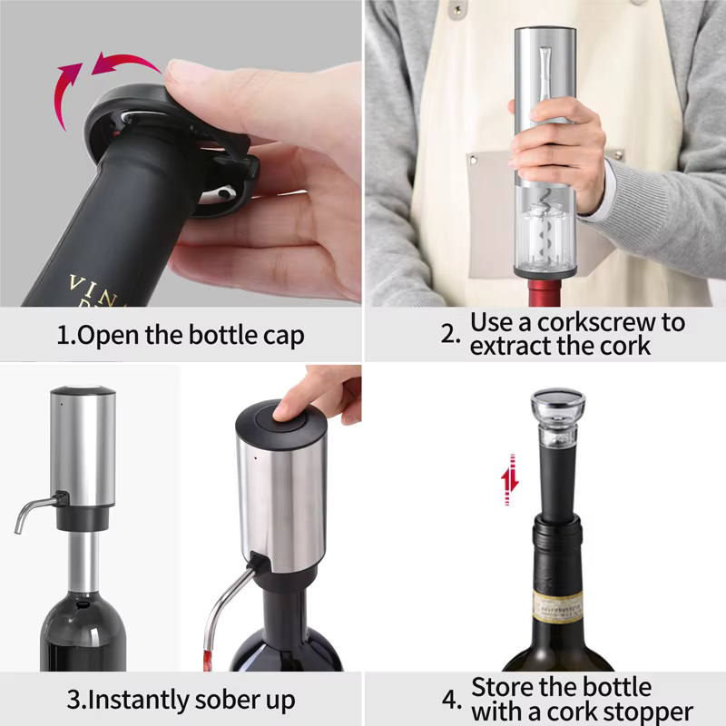 Premium Wine Bottle Set