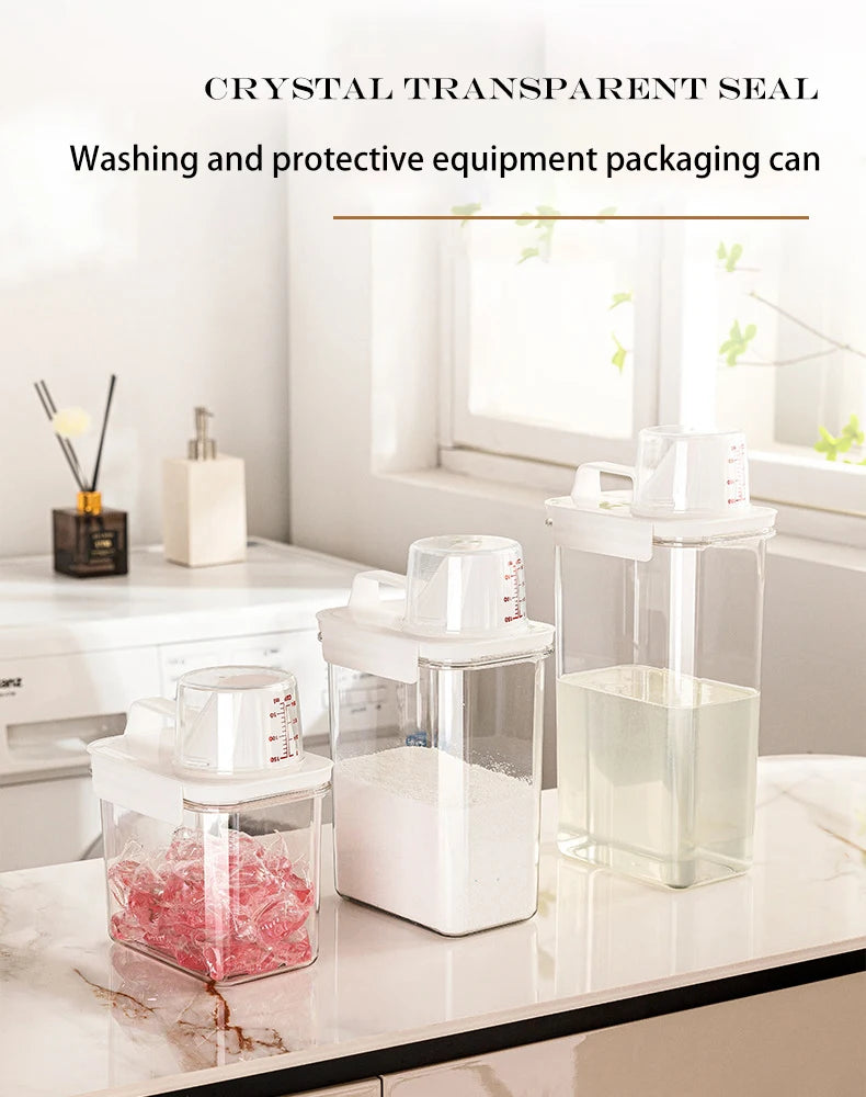 Laundry Powder Organizer Container